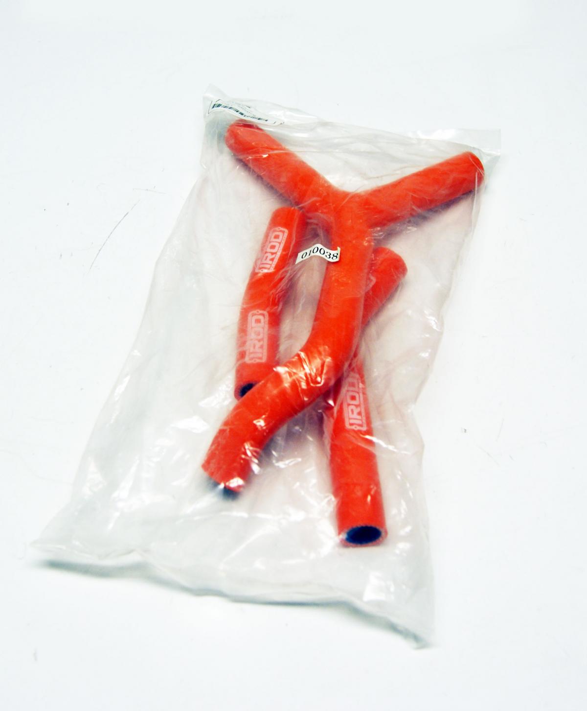 HOSE Y KIT 3pcs SX250 03-06 KTM, SILICONE RADIATOR ORANGE, IROD 010038 250SX