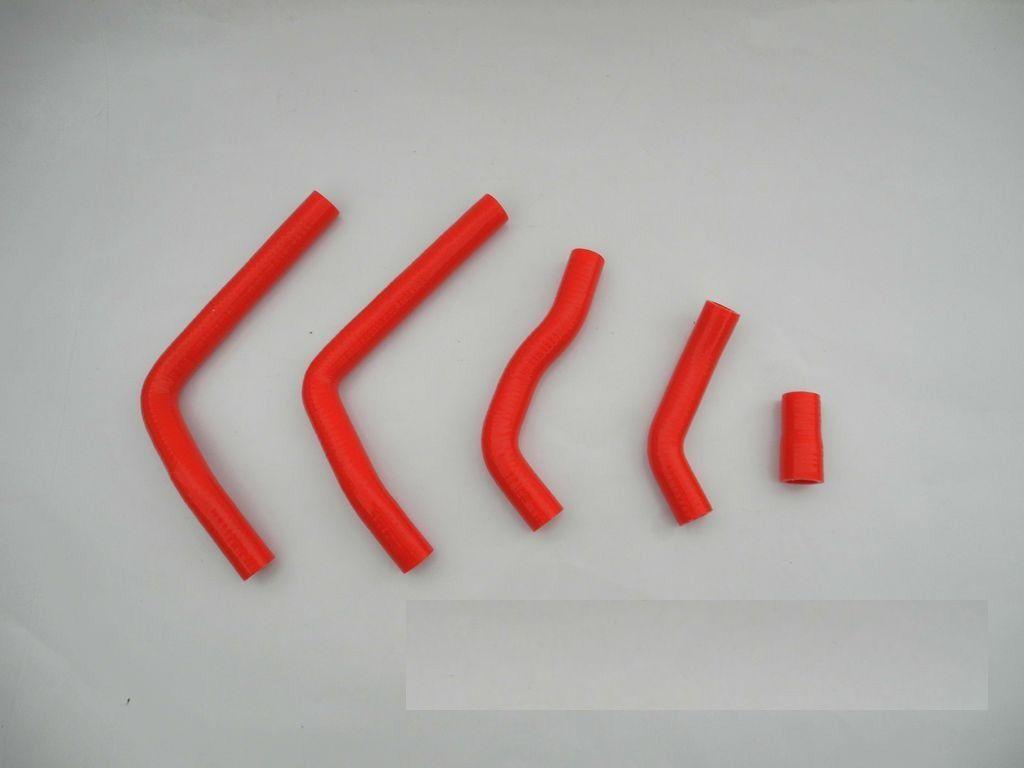 HOSE KIT 5pcs CR125 05-08 HONDA, SILICONE RADIATOR RED, IROD 010002