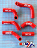 HOSE KIT 6pcs TC450 TE450 02-07 HUSQVARA, SILICONE RADIATOR IROD 010013