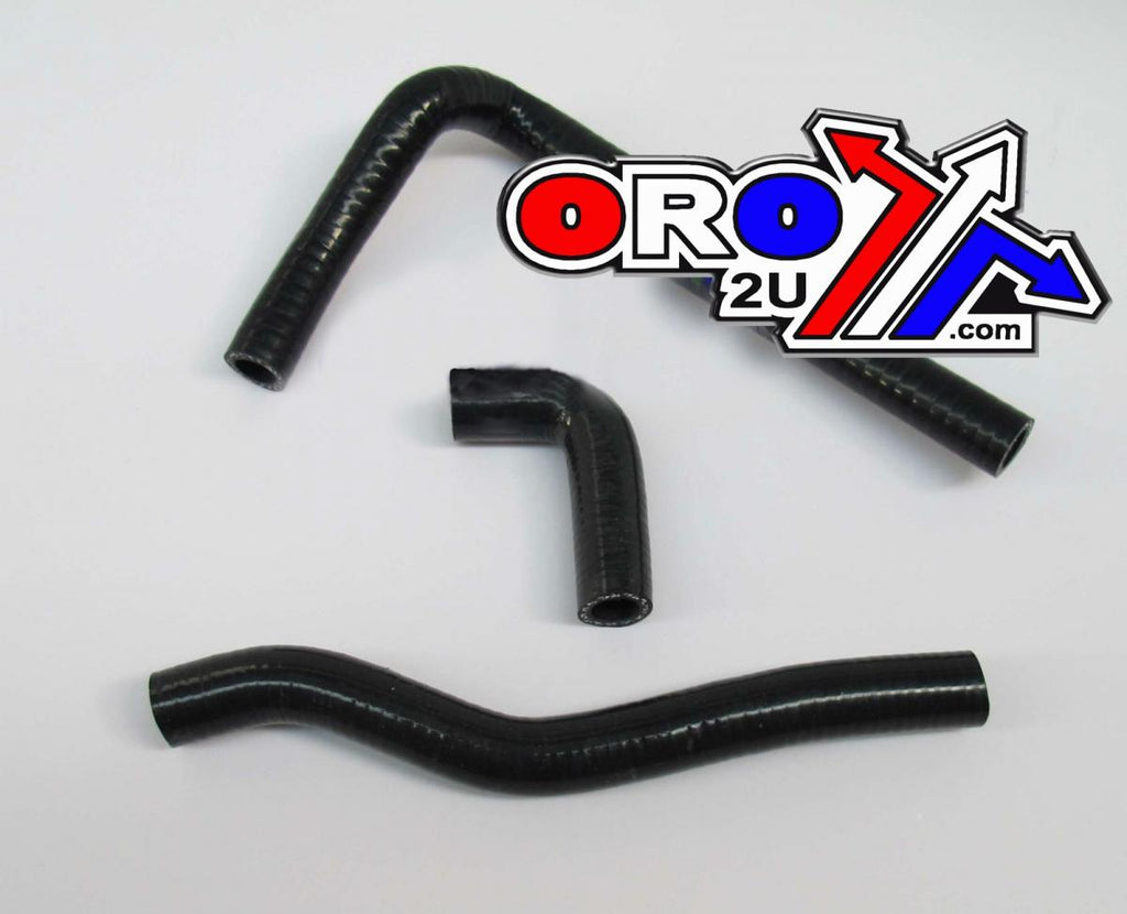 HOSE KIT 3pcs  KX65, RM65 BLACK, SILICONE RADIATOR
