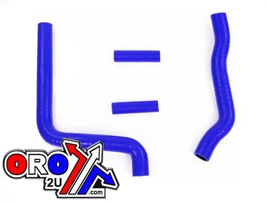 HOSE KIT 4pcs KX250 05-08 KAWASAKI, SILICONE RADIATOR COOLING BLUE