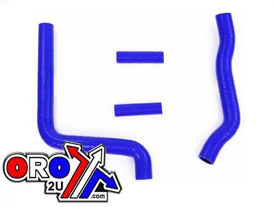 HOSE KIT 4pcs KX250 05-08 KAWASAKI, SILICONE RADIATOR COOLING BLUE