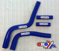 HOSE KIT 4pcs 03-20 YZ125 BLUE, SILICONE RADIATOR YAMAHA, IROD 010046