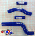 HOSE KIT 4pcs 02-20 YZ250 BLUE, SILICONE RADIATOR YAMAHA, IROD 010047