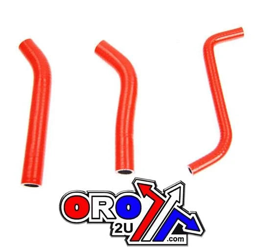 RADIATOR HOSE KIT 3pcs RED 06-14 HONDA TRX450ER TRX450R SILICONE 19501-HP1-600