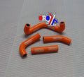 HOSE KIT 4pcs KTM SX50 2009-12, SILICONE RADIATOR ORANGE, IROD 010064