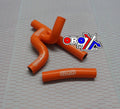 HOSE F KIT 2pcs KTM EXC250/300 08-11, SILICONE RADIATOR ORANGE, IROD 010073