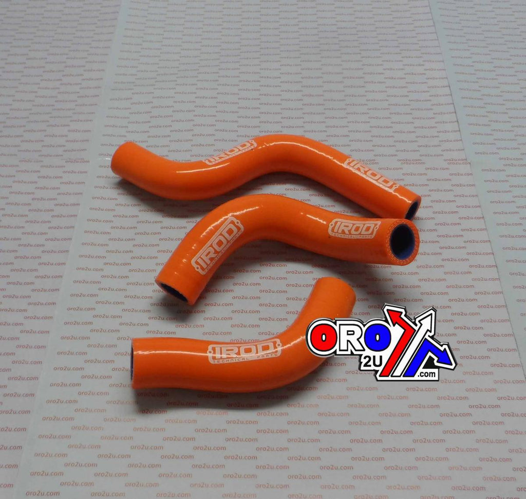 HOSE KIT 3pcs KTM350 Freeride 12-14, SILICONE RADIATOR ORANGE, IROD 010072
