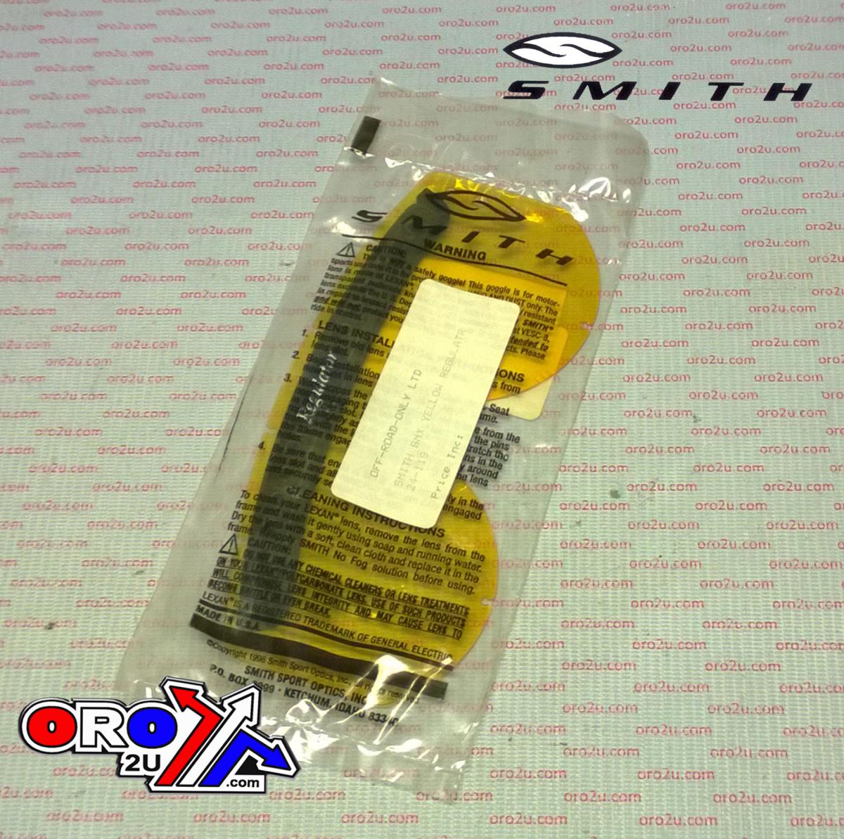 SMITH SMX YELLOW REGULATR