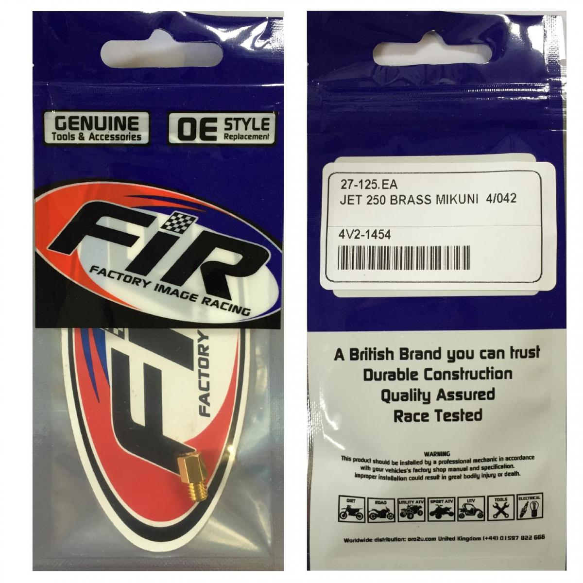 JET 250 BRASS MIKUNI4/042, 07-125