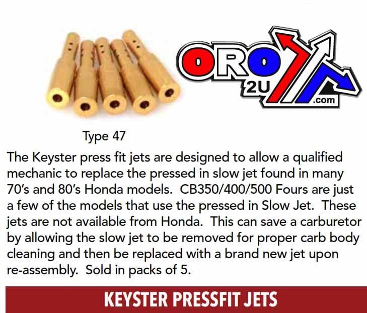 38 SLOW JET KEYSTER TYPE 47 18-5863
