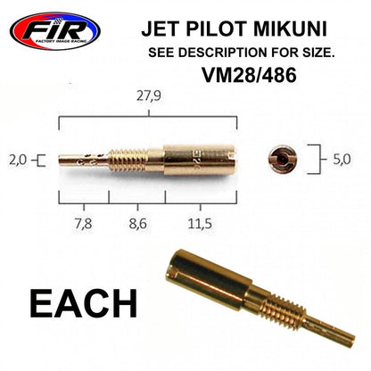 JET 20.0 PILOT MIKUNI LONG, / VM28/486