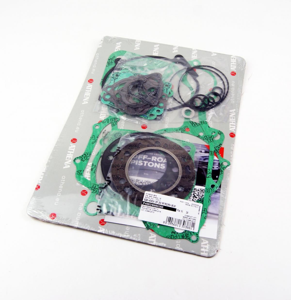 GASKET FULL SET 85-91 CR250, ATHENA P400210850250 24PCS