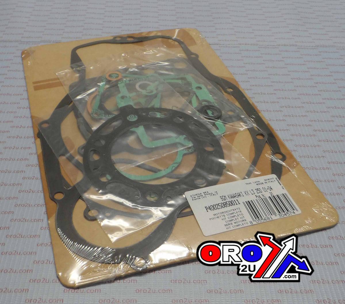 GASKET FULL SET 01-04 KX250, ATHENA P400250850011