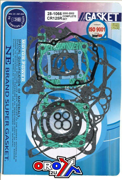 GASKET FULL SET 00-02 CR125R, Complete set without oil seals !