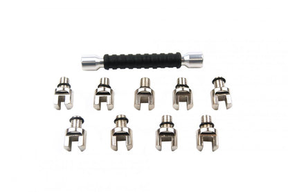 SPOKE WRENCH KEY WITH 9 ENDS