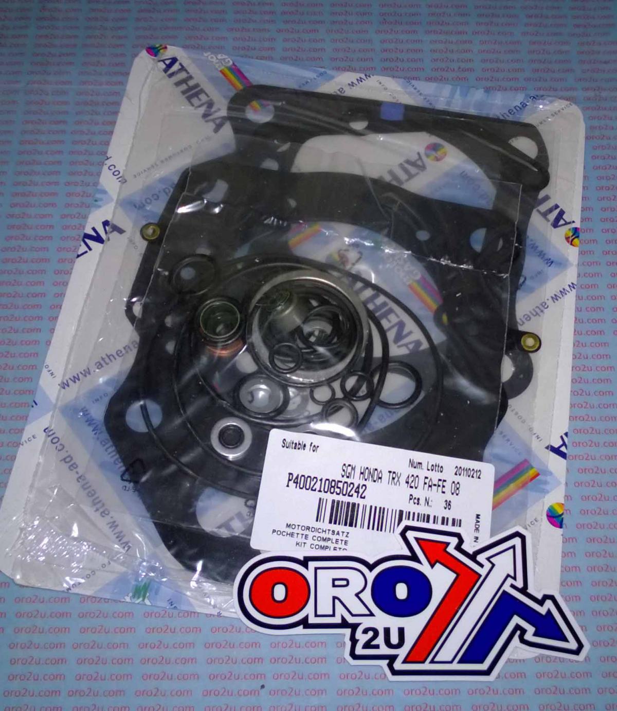 COMPLETE GASKET KIT TRX 420 08-16, ATHENA P400210850242 HONDA