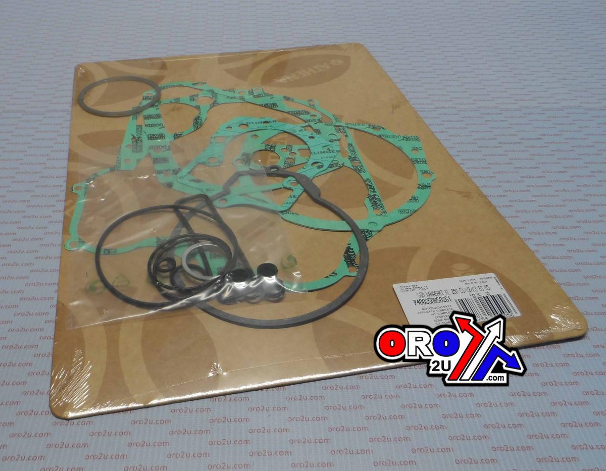 COMPLETE GASKET KIT KL/KLT/KZ 250 83-85, ATHENA P400250850261 KAWASAKI