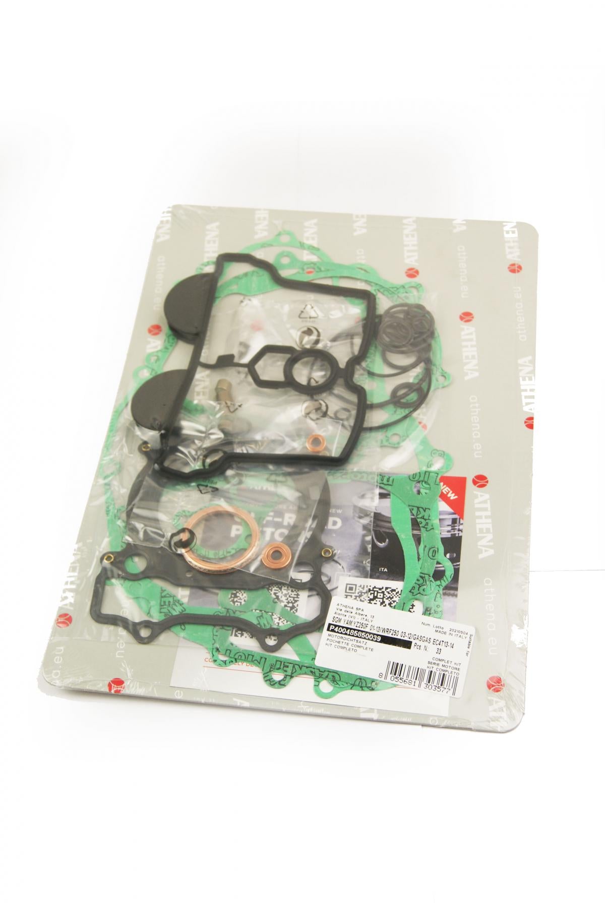 COMPLETE GASKET KIT WR/YZ 250 01-13 EC 250 13-15, ATHENA P400485850039 YAMAHA GAS GAS
