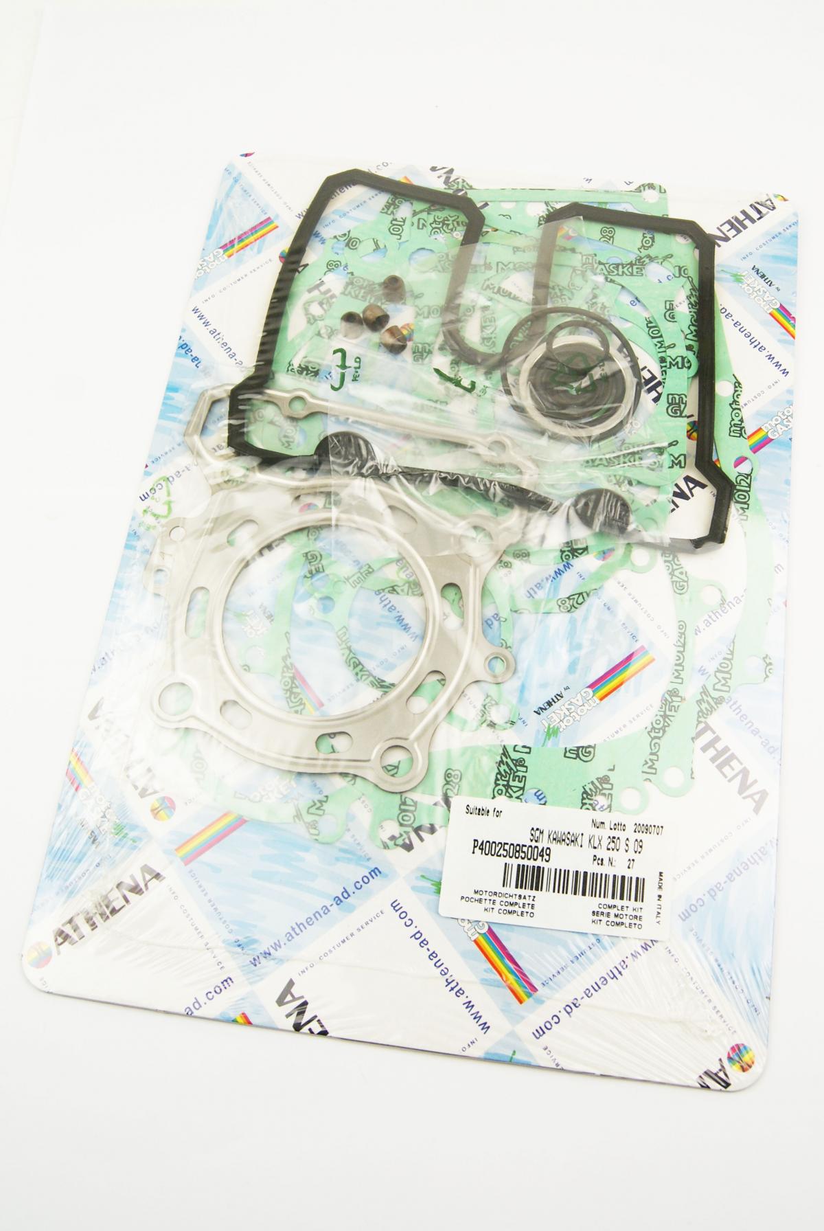 COMPLETE GASKET KIT KLX 250 07-12, ATHENA P400250850049 KAWASAKI