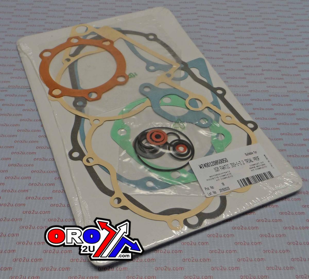 COMPLETE GASKET KIT FANTIC 2T 300 86-89, ATHENA P400120850050