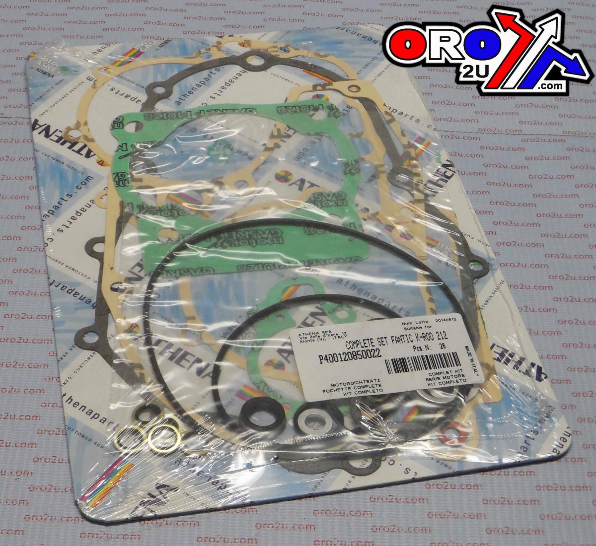 COMPLETE GASKET KIT FANTIC R100 LC 212CC 1983, ATHENA P400120850022