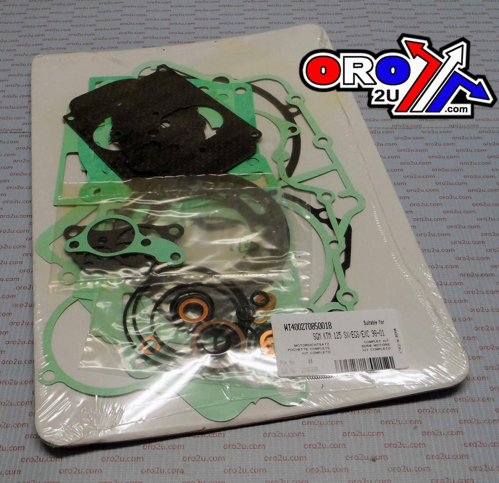 COMPLETE GASKET KIT KTM EGS/EXC/SX 125 98-01, ATHENA P400270850018