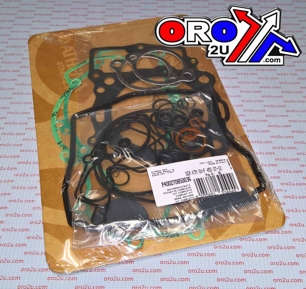COMPLETE GASKET KIT RFR/SX/SX-F/XC-F 450 07-18, ATHENA P400270850036 KTM