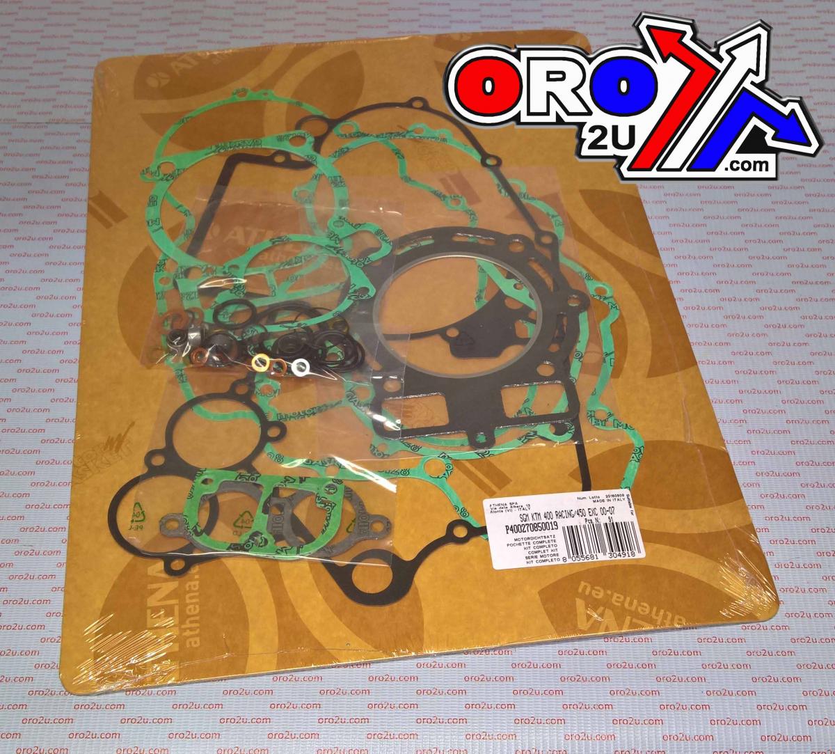 COMPLETE GASKET KIT KTM EXC/SX 400/450 00-09, ATHENA P400270850019 BETA RR 400/450