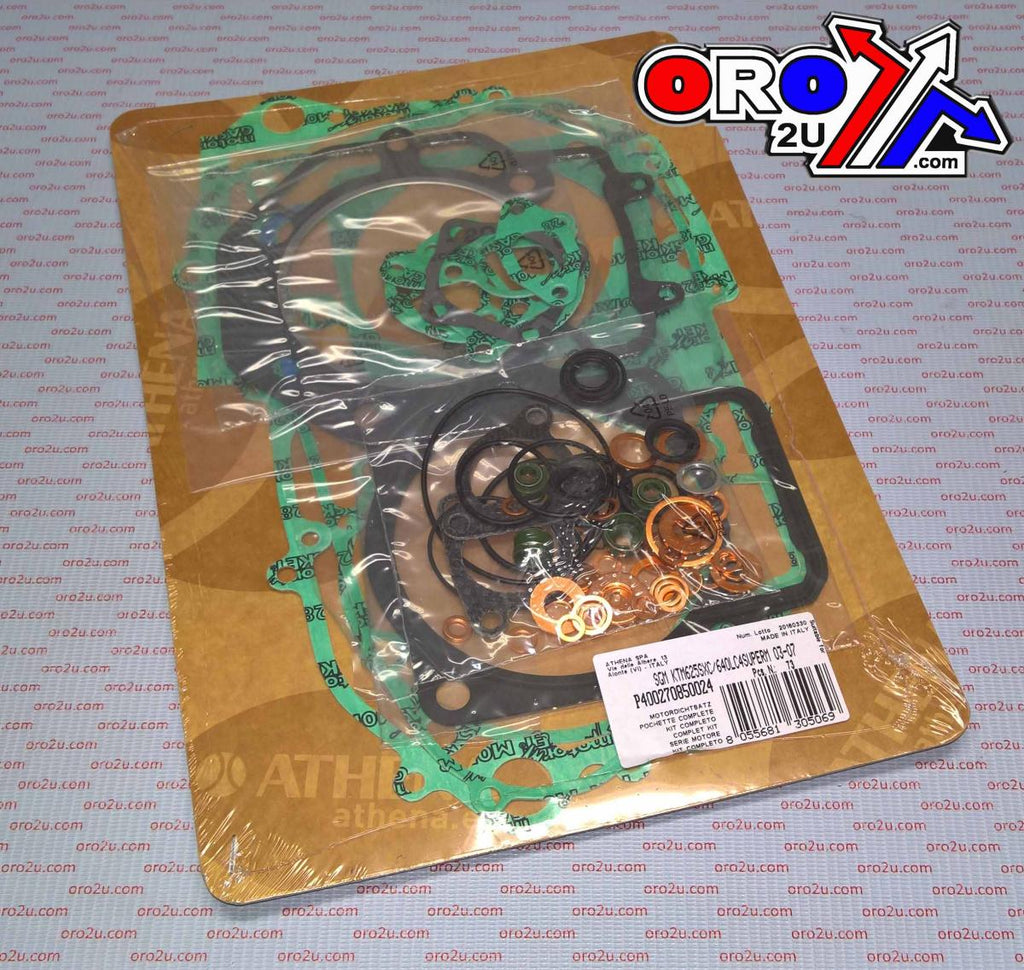 COMPLETE GASKET KIT LC4/DUKE 625/640 03-07, ATHENA P400270850024 KTM
