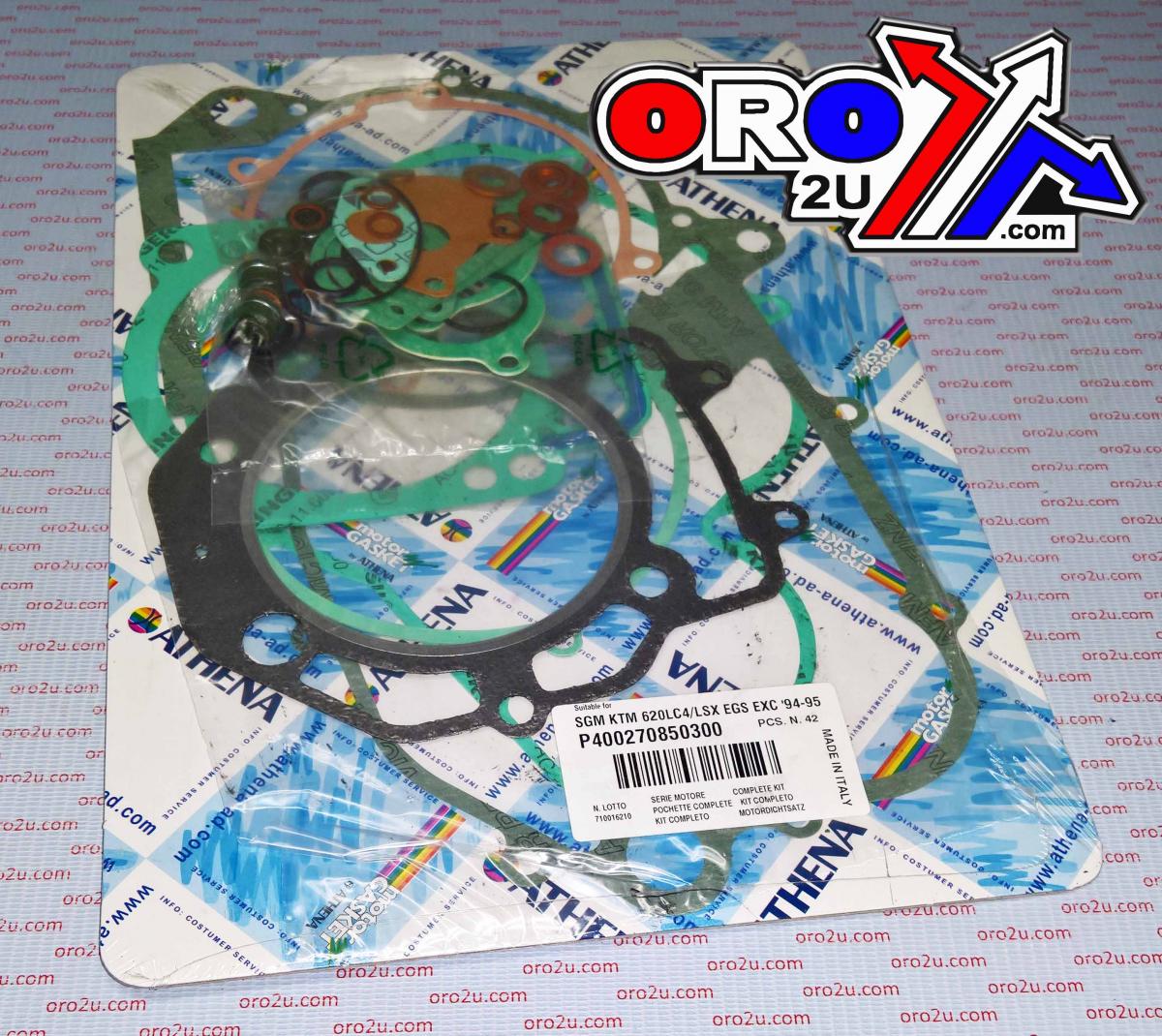 COMPLETE GASKET KIT DUKE/EGS/SX 620 94-95, ATHENA P400270850300 KTM