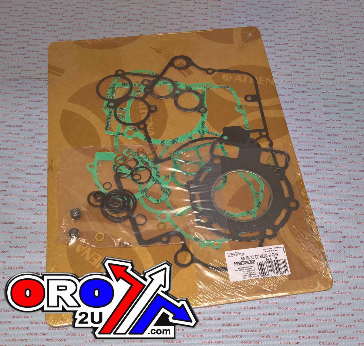 COMPLETE GASKET KIT KTM EXC 250 03-06, ATHENA P400270850008 RACING