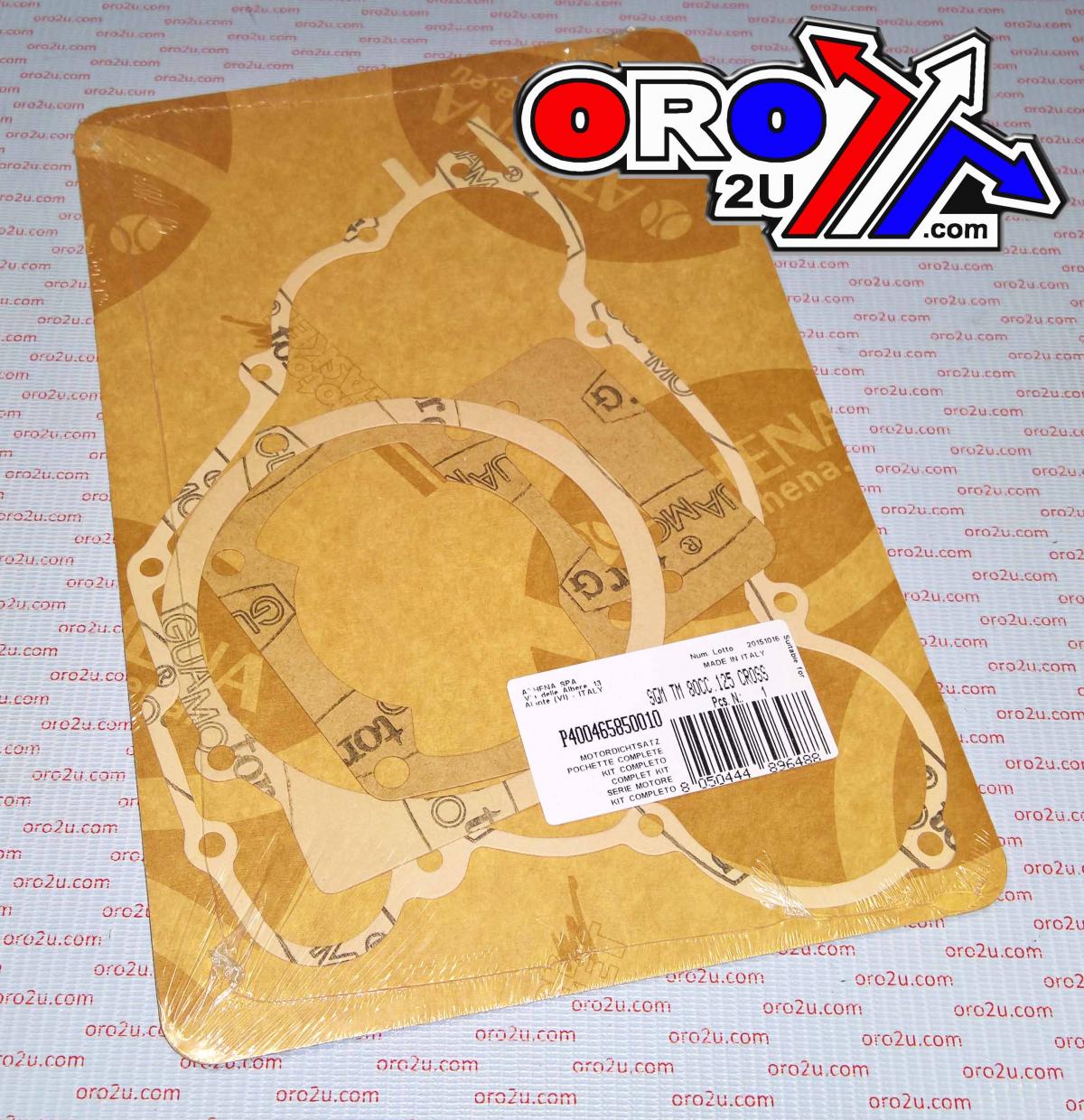 COMPLETE GASKET SET TM 80 CROSS 125, ATHENA P400465850010