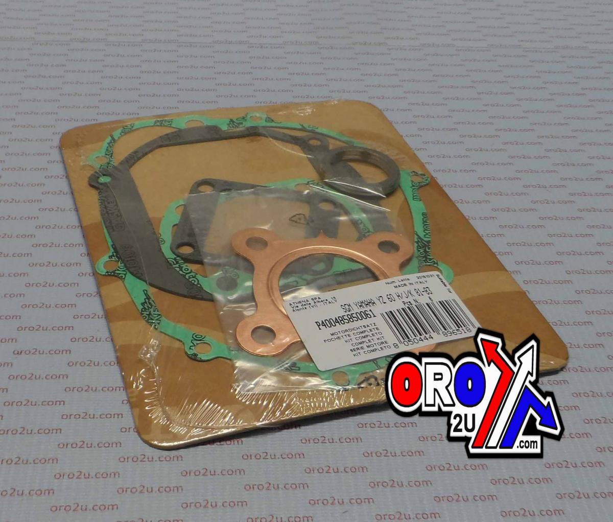 COMPLETE GASKET SET YAMAHA YZ 60 81-83, ATHENA P400485850061