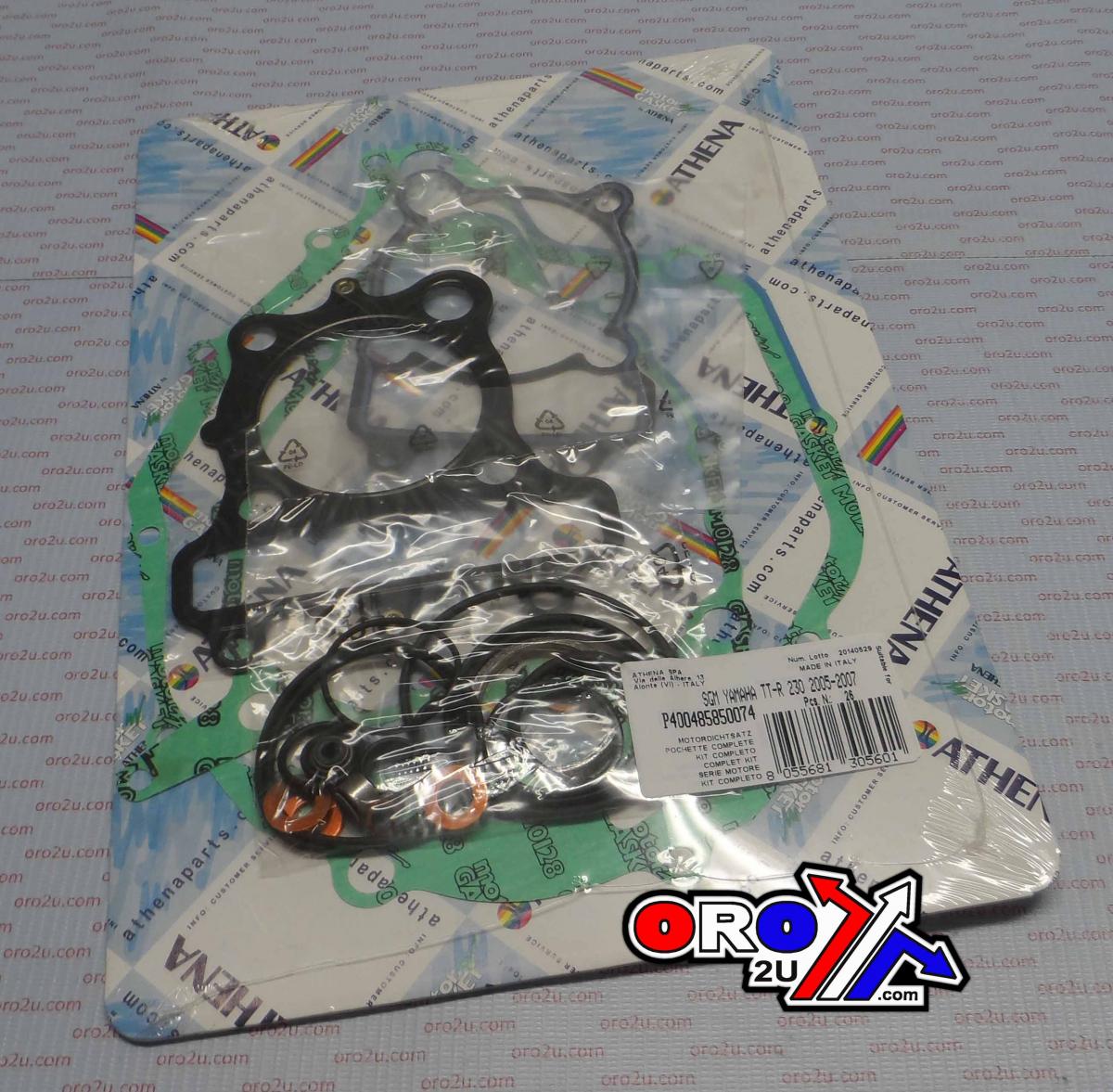 COMPLETE GASKET KIT TT-R 230 05-07, ATHENA P400485850074 YAMAHA