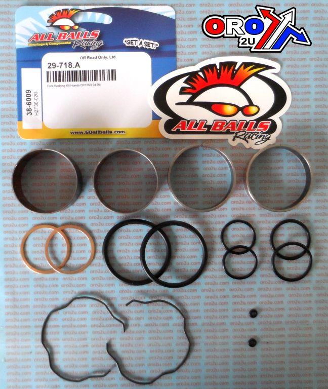 FORK BUSHING KIT 94-96 HON CR125R, ALLBALLS 38-6009 DIRT
