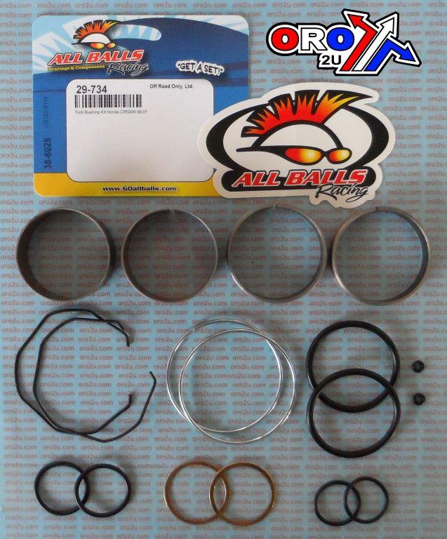 FORK BUSHING KIT 96-01 HON CR500R, ALLBALLS 38-6025 DIRT