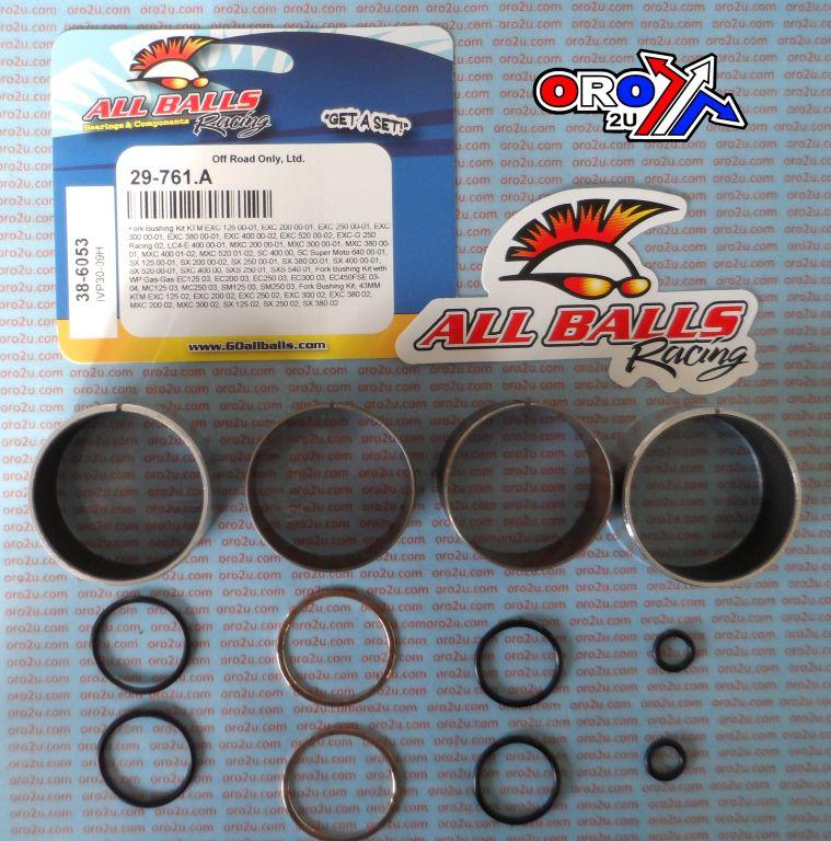 FORK BUSHING KIT 00-01 KTM EXC/MXC/SC/SX/SXS, ALLBALLS 38-6053 DIRT