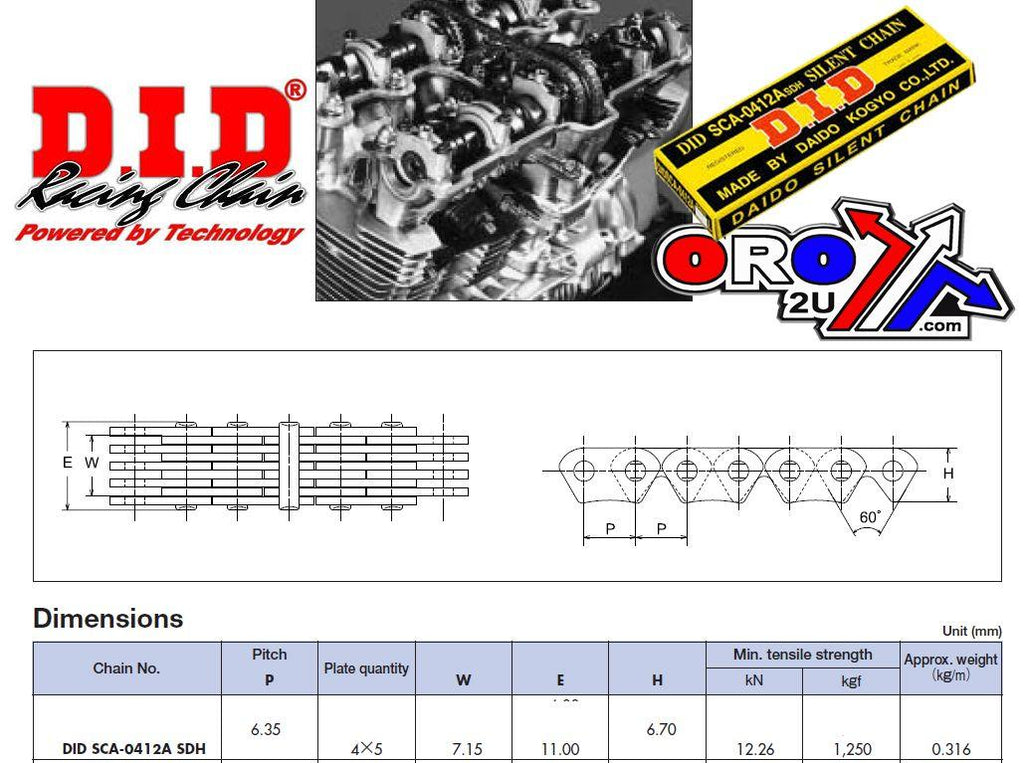 CAM RIVET LINK SCA-0412A DID, DID-L-SCA0412ASVPL, DIDRLSCA0412ASVPL