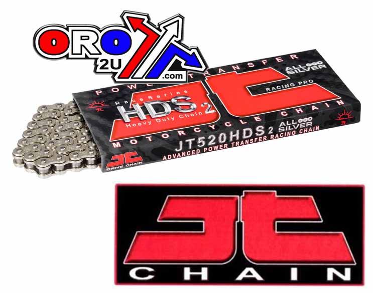 DRIVE CHAIN SUPER HEAVY DUTY 520HDS 120L NICKEL JTC520HDSNN120SL