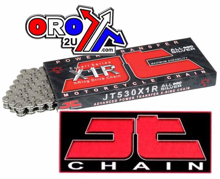 DRIVE CHAIN HEAVY DUTY X-RING 530X1R 110L NICKEL JTC530X1RNN110R