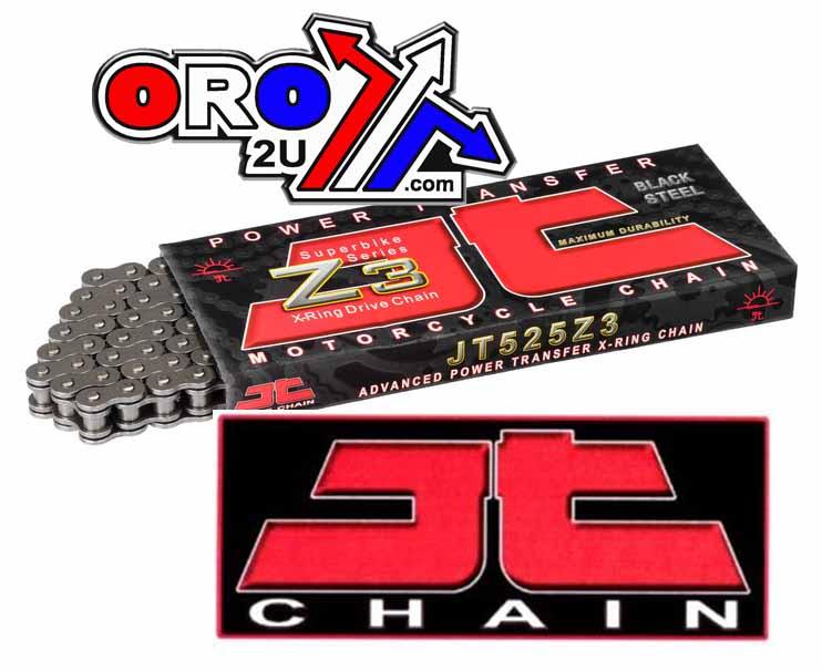 DRIVE CHAIN SUPER HEAVY DUTY X-RING 525Z3 110L BLACK JTC525Z3110RL