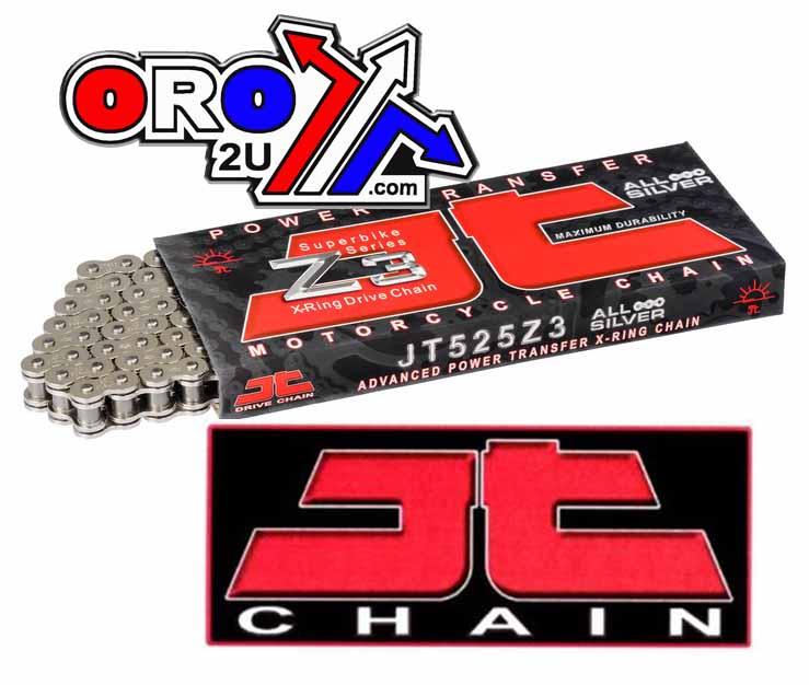 DRIVE CHAIN SUPER HEAVY DUTY X-RING 525Z3 110L NICKEL JTC525Z3NN110RL