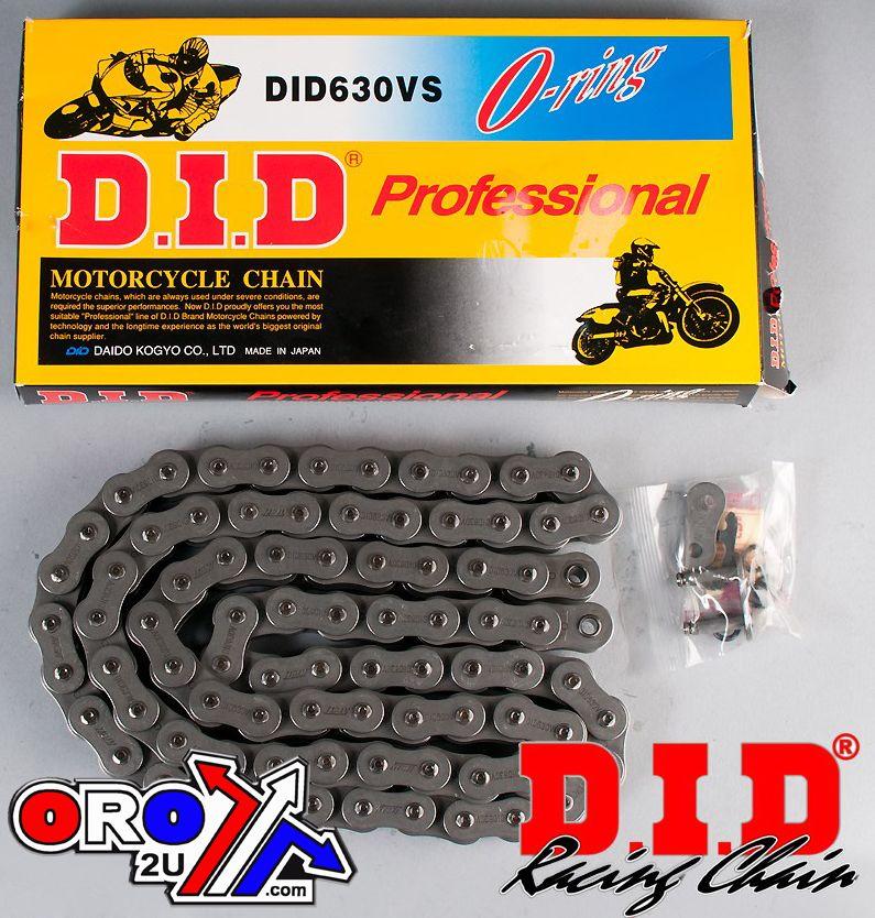 DID 630V O-RING CHAIN 100L XJ, DID630V100, 3012740, ROAD, MC