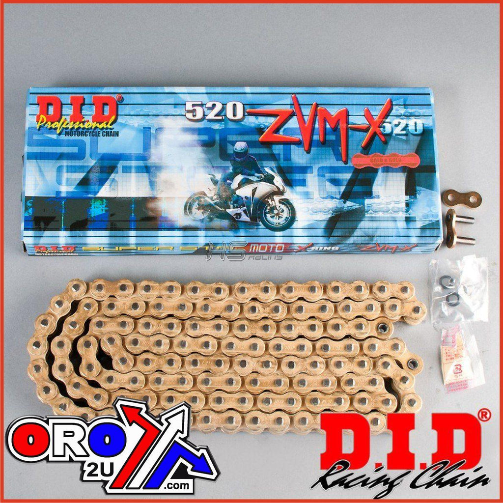 DID 520ZVM-X GOLD CHAIN 112L ZJ, DID520ZVMXGG112, 3012452