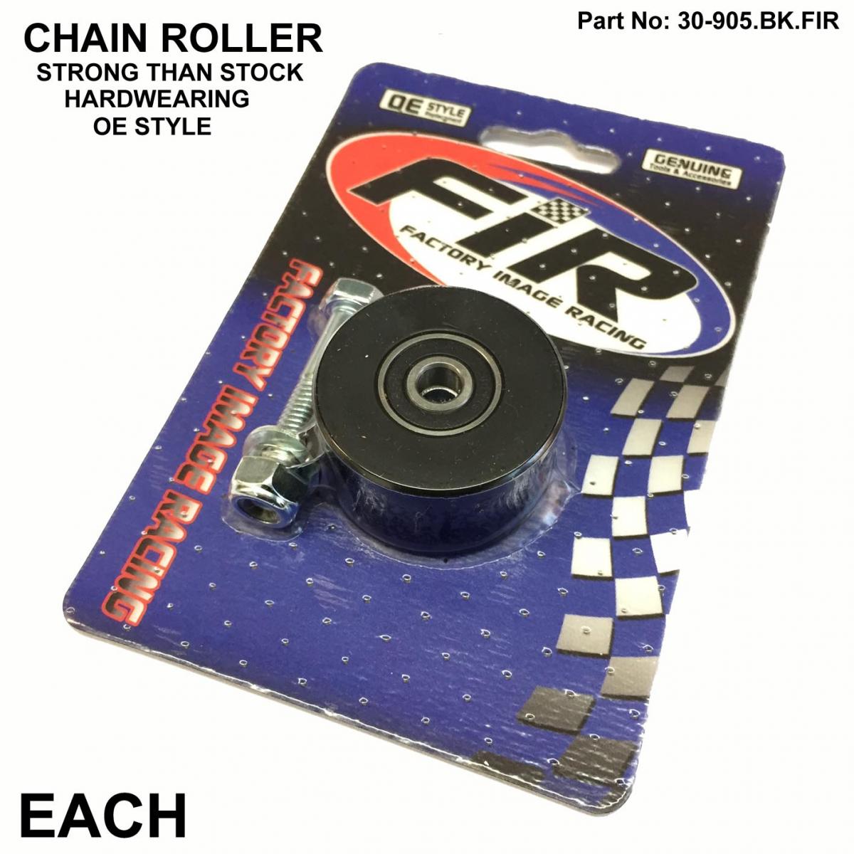 CHAIN ROLLER BLACK IDxODxW 8x43x24, LONG LASTING / 43MM OD