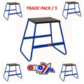 TRADE PACK 5 BIKE STANDS BLUE, 440mm TALL, LIGHT WEIGHT, MX, TRADE £16.50 EACH