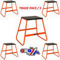 TRADE PACK 5 BIKE STANDS ORANG, 440mm TALL, LIGHT WEIGHT, MX, TRADE £16.50 EACH