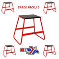TRADE PACK 5 BIKE STANDS RED, 440mm TALL, LIGHT WEIGHT, MX, TRADE £16.50 EACH