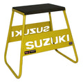 STAND 440 YELLOW SUZUKI LOGO, MX LOGO STAND, SHOW ROOM STAND